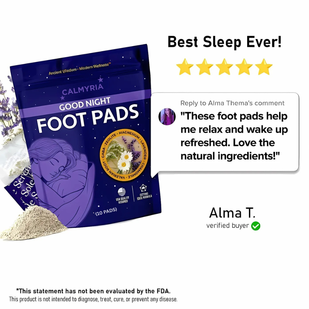 Good Night Sleep Detox Foot Pads With Magnesium Glycinate